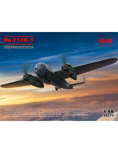 Do 217K-1, WWII German bomber, 1/48 - ICM 48273