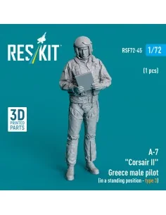 A-7 Corsair II Greece male pilot (in a standing position - type 3) ...