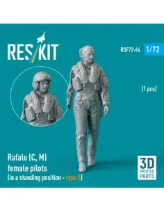 Rafale (C, M) female pilot (in a standing position - type 2) (1 pcs...