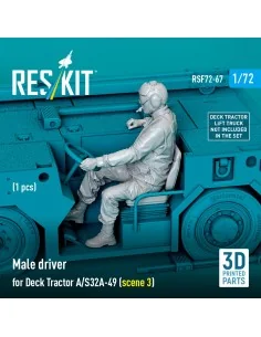 Male driver for Deck Tractor A/S32A-49 (scene 3) (1 pcs) (3D Printe...