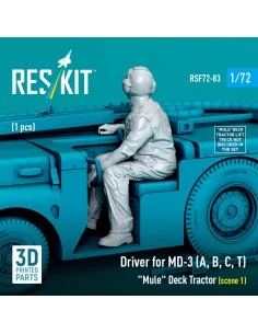 Driver for MD-3 (A, B, C, T) Mule Deck Tractor (scene 1) (1 pcs) (3...