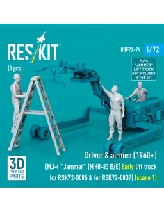 Driver & airmen (1960+) (3 pcs) (MJ-4 Jammer (MHU-83 B/E) Early lif... 2