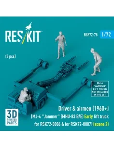 Driver & airmen (1960+) (3 pcs) (MJ-4 Jammer (MHU-83 B/E) Early lif... 2