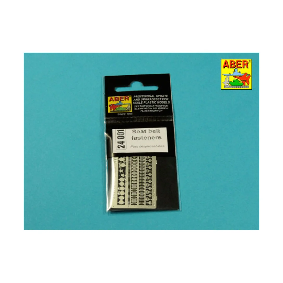 Seat belt fasteners, 1/24 - Aber Models 24001