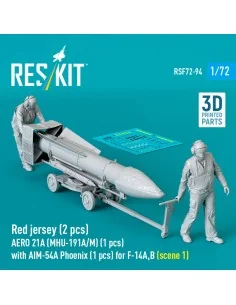 Red jersey (2 pcs) AERO 21A (MHU-191A/M) (1 pcs) with AIM-54A Phoen...