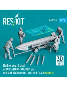 Red jersey (4 pcs) AERO 21A (MHU-191A/M) (1 pcs) with AIM-54A Phoen...
