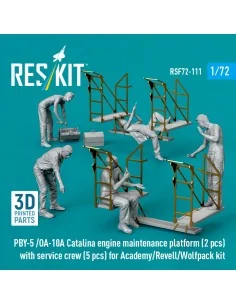 PBY-5 /OA-10A Catalina engine maintenance platform (2 pcs) with ser... 2