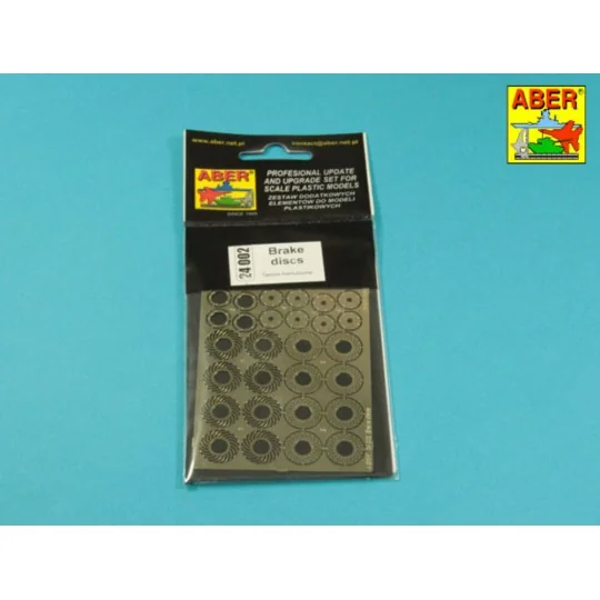 Brake discs, 1/24 - Aber Models 24002 Brake discs, 1/24 - Aber Models 24002