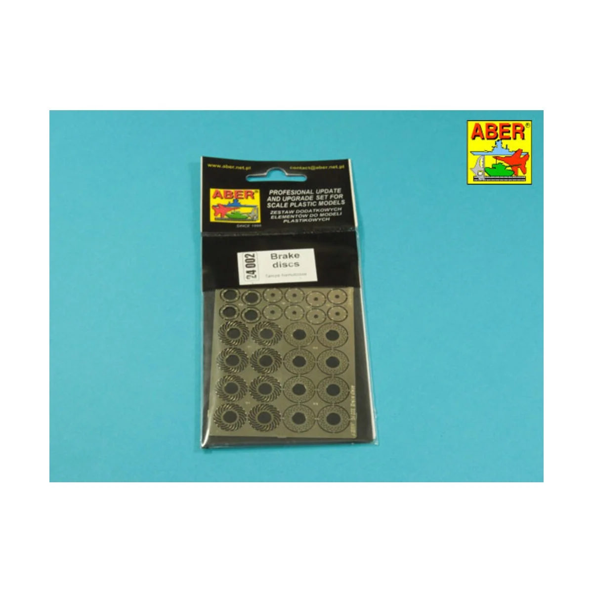 Brake discs, 1/24 - Aber Models 24002 Brake discs, 1/24 - Aber Models 24002