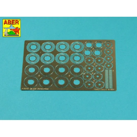 Brake discs, 1/24 - Aber Models 24002 Brake discs, 1/24 - Aber Models 24002