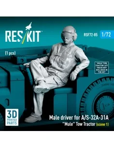 Male driver for A/S-32A-31A Mule Tow Tractor (scene 1) (1 pcs) (3D ... 2