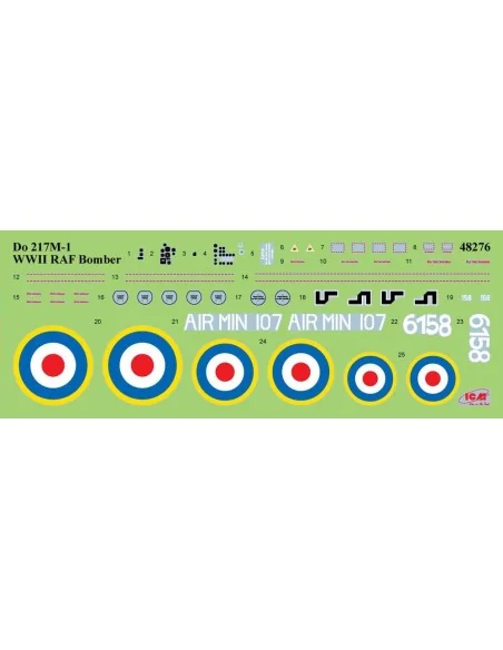 Do 217M-1, WWII RAF Bomber, 1/48 - ICM 48276