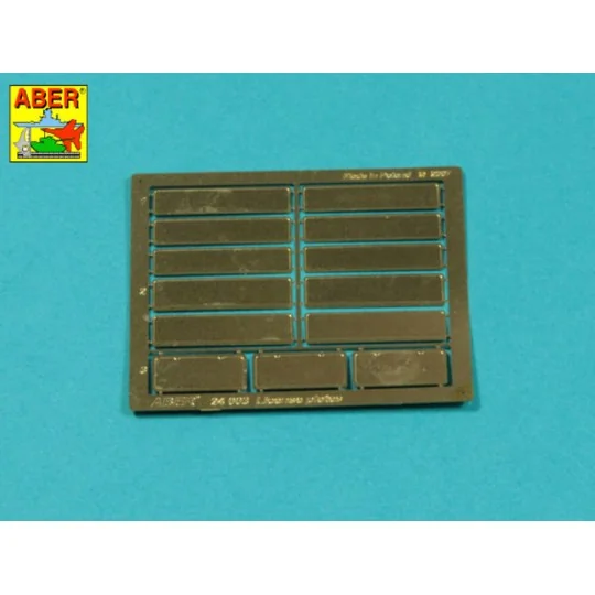 License plates, 1/24 - Aber Models 24003 License plates, 1/24 - Aber Models 24003