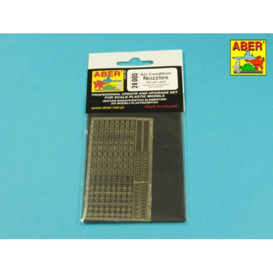 Nozzles, 1/24 - Aber Models 24005 Nozzles, 1/24 - Aber Models 24005