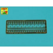 Hood pins, 1/24 - Aber Models 24006 Hood pins, 1/24 - Aber Models 24006