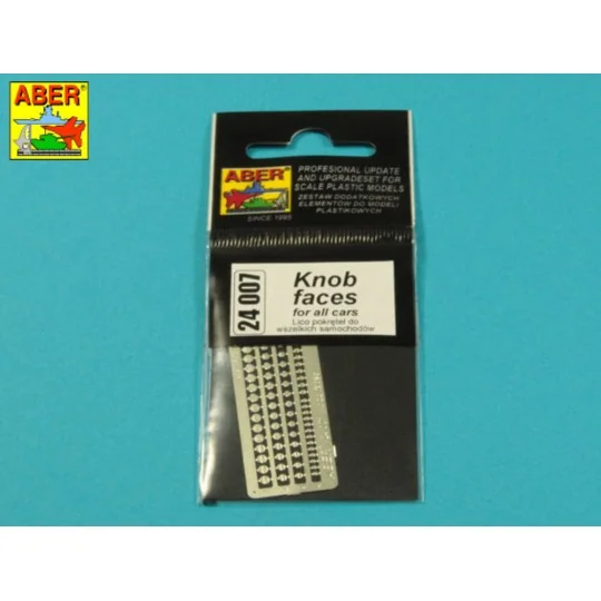 Knob Faces, 1/24 - Aber Models 24007