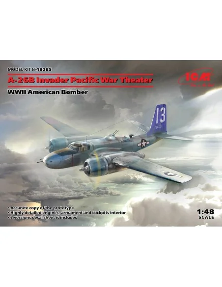 A-26 Invader Pacific War Theater, WWII American Bomber, 1/48 - ICM ...