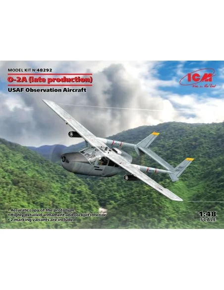 O-2A (late production), USAF Observation Aircraft, 1/48 - ICM 48292