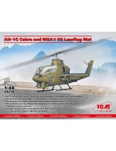 AH-1G Cobra and M8A1 US Landing Mat LIMITED EDITION!, 1/48 - ICM 48298