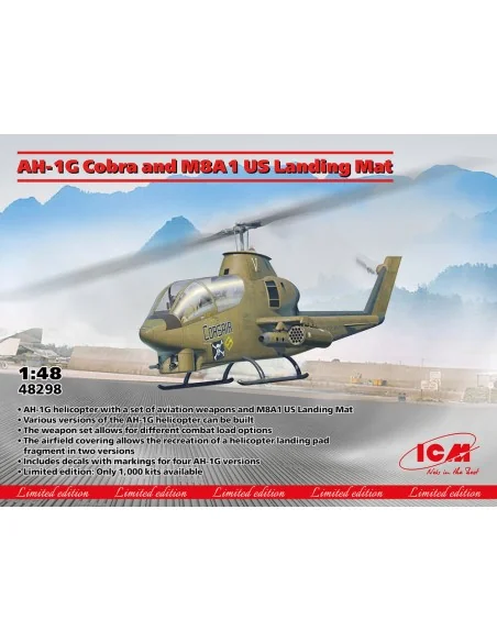 [NO_DESC] AH-1G Cobra and M8A1 US Landing Mat LIMITED EDITION!, 1/4...