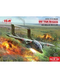 OV-10 Bronco, US Attack Aircraft (100% new molds), 1/48 - ICM 48300