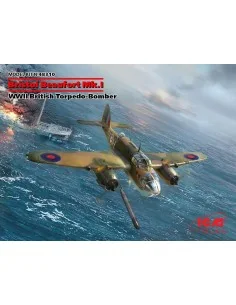 Bristol Beaufort Mk.I, WWII British Torpedo Bomber, 1/48 - ICM 48310