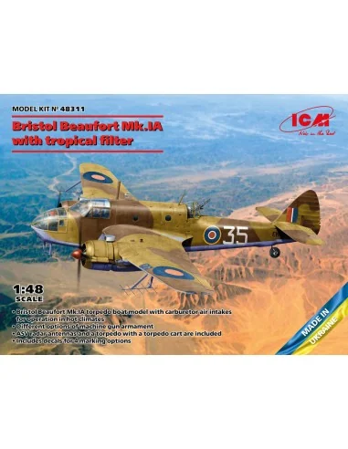 Bristol Beaufort Mk.IA with tropical filter, 1/48 - ICM 48311