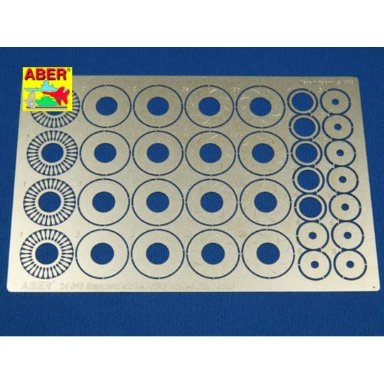 Standart slotted discs brakes dia.14mm, 1/24 - Aber Models 24015