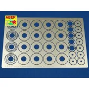 Standart slotted discs brakes dia.14mm, 1/24 - Aber Models 24015