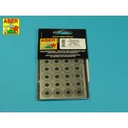 Standart slotted discs brakes dia.14mm, 1/24 - Aber Models 24015