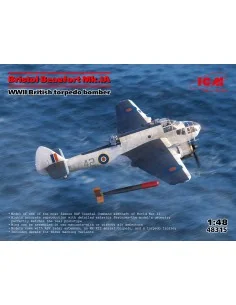 Bristol Beaufort Mk.IA, WWII British torpedo bomber, 1/48 - ICM 48315