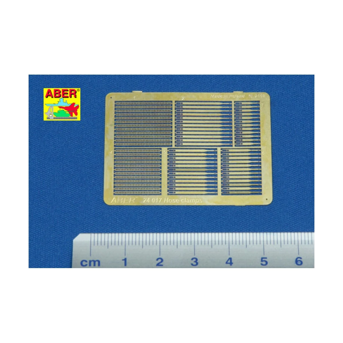 Hose clamps, 1/24 - Aber Models 24017 Hose clamps, 1/24 - Aber Models 24017