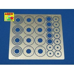 Standard drilled discs brakes dia 14mm, 1/24 - Aber Models 24019