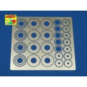 Standard drilled discs brakes dia 14mm, 1/24 - Aber Models 24019 Standard drilled discs brakes dia 14mm, 1/24 - Aber Models 24019
