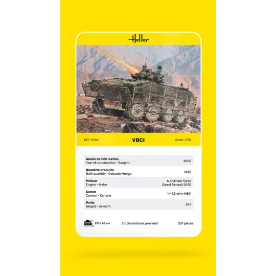 VBCI, 1/35 - Heller 81147 VBCI, 1/35 - Heller 81147