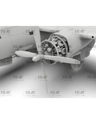 B-26B Marauder, WWII American Bomber (100% new molds), 1/48 - ICM 4...