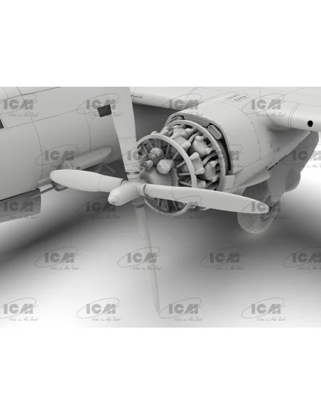 B-26B Marauder, WWII American Bomber (100% new molds), 1/48 - ICM 4...