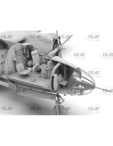 B-26B Marauder, WWII American Bomber (100% new molds), 1/48 - ICM 4...