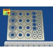 Standard drilled discs brakes dia 14mm, 1/24 - Aber Models 24019 Standard drilled discs brakes dia 14mm, 1/24 - Aber Models 24019