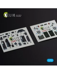 F-16D interior 3D decals for Revell kit, 1/72 - Kelik K72097