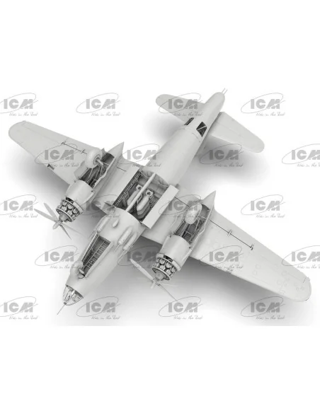 B-26B Marauder, WWII American Bomber (100% new molds), 1/48 - ICM 4...