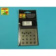 Standard drilled discs 13mm - Aber Models 24022
