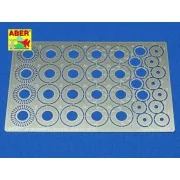 Standard slotted discs 13mm, 1/24 - Aber Models 24023 Standard slotted discs 13mm, 1/24 - Aber Models 24023