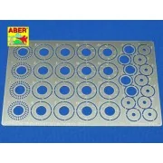 Standard slotted discs 12mm, 1/24 - Aber Models 24025
