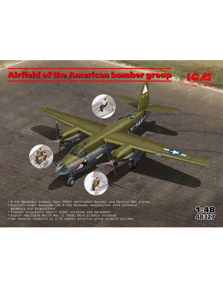 [NO_DESC] Airfield of the American bomber group, 1/48 - ICM 48327