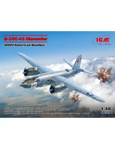 B-26C-45 Marauder, WWII American Bomber, 1/48 - ICM 48328