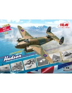 Lockheed Hudson Mk. III, WWII British Reconnaissance Bomber (100% n...