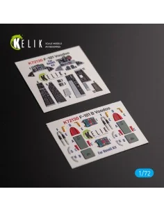 F-101 Voodoo - interior 3D decals for Revell kit, 1/72 - Kelik K72130