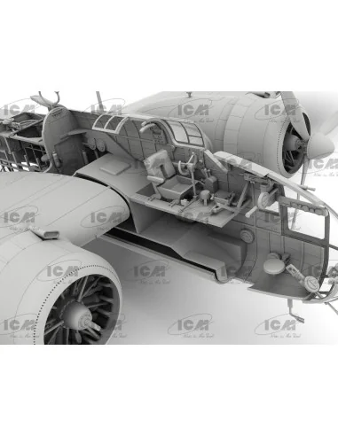 HP.52 Hampden B.Mk.I WWII British bomber (100% new molds), 1/48 - I...