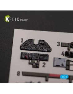 P-40K - interior 3D decals for Special Hobby kit, 1/72 - Kelik K72154 2